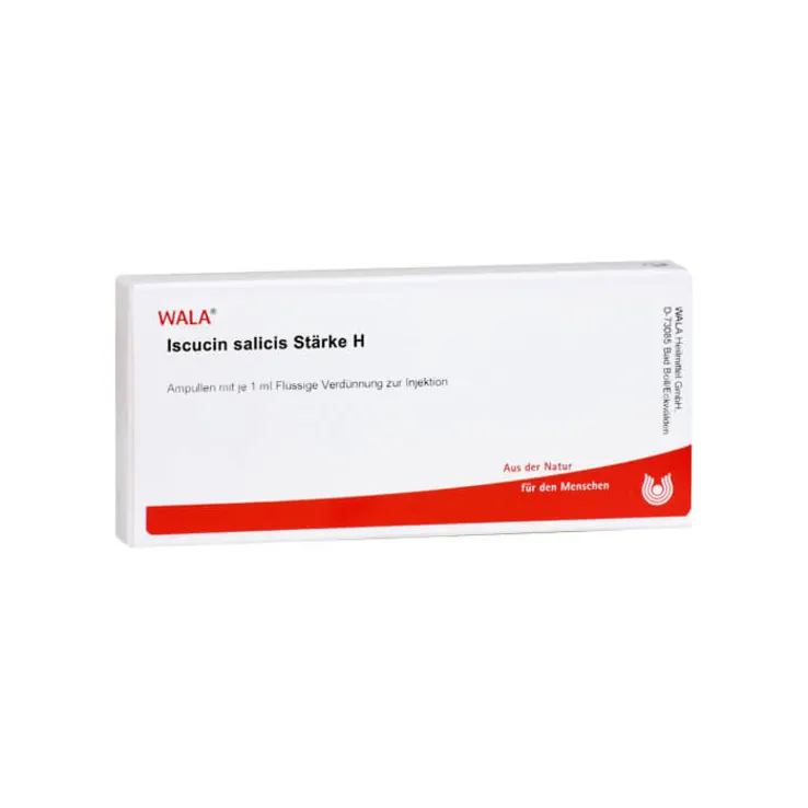 Iscucin Salicis Stärke H Ampullen, 10X1 ml