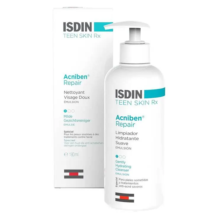 Isdin Acniben Repair Reinigungsemulsion, 180 ml