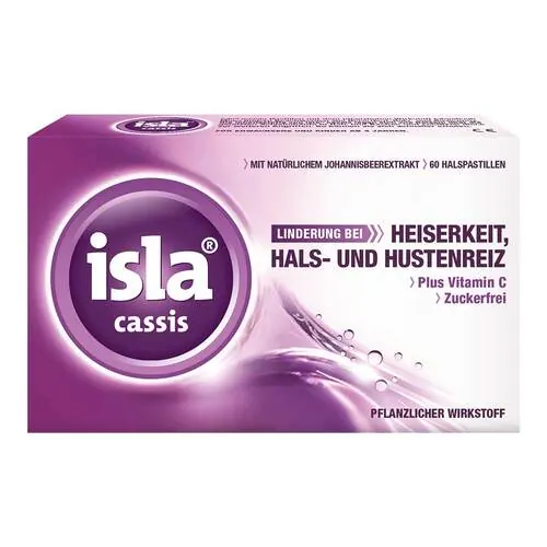 Isla Cassis Pastillen, 60 St