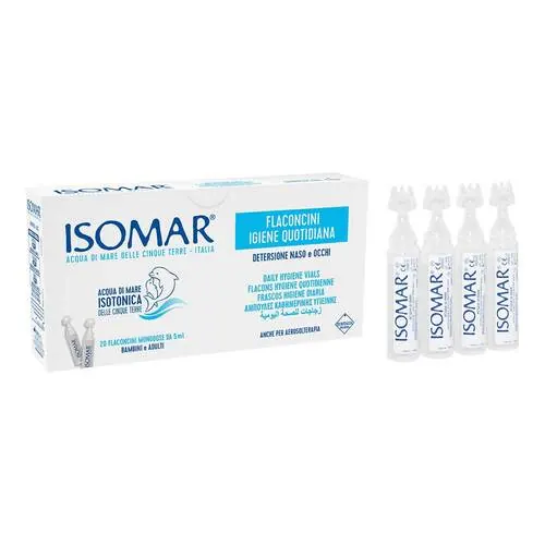 ISOMAR isotonische Meersalzlösung 0,9% Ampullen, 20 St
