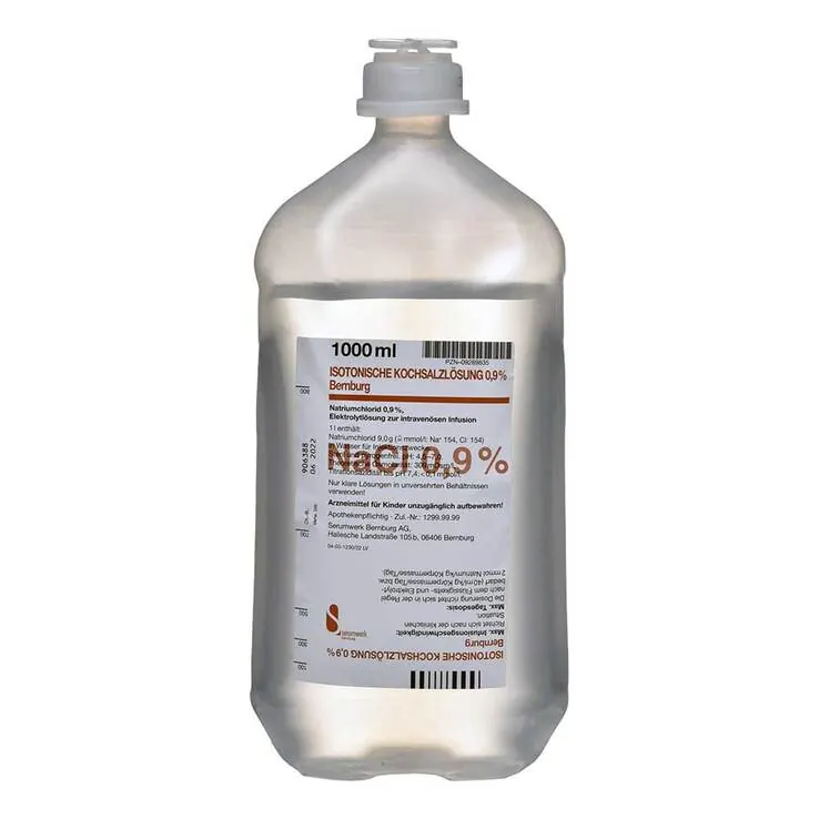 Isotonische Kochsalzlösung 0,9% Bernburg Infusionsl.PE, 10X1000 ml