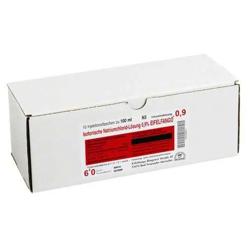 Isotonische Nacl Lösung 0,9% Eifelfango, 10X100 ml