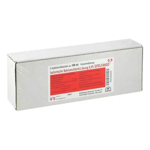 ISOTONISCHE NaCl Lösung 0,9% Eifelfango, 5X100 ml