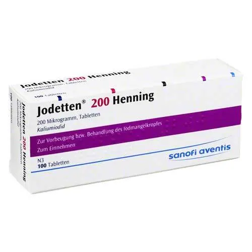 Jodetten 200 Henning Tabletten, 100 St