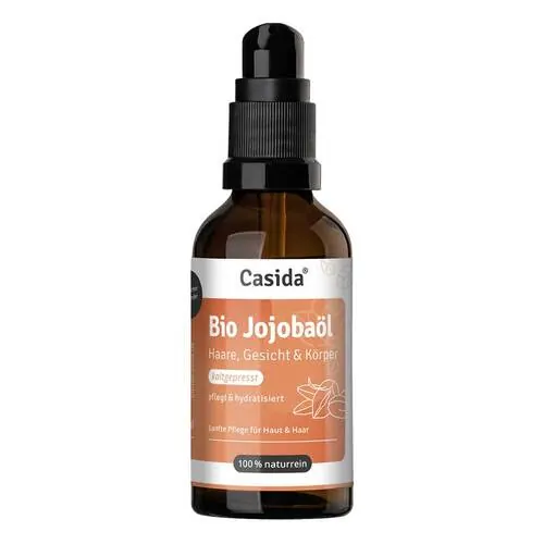 Jojobaöl Bio kaltgepresst Haare-Gesicht-Körper, 50 ml