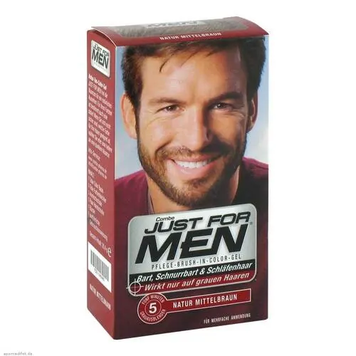 Just for men Brush in Color Gel mittelbraun, 28.4 ml