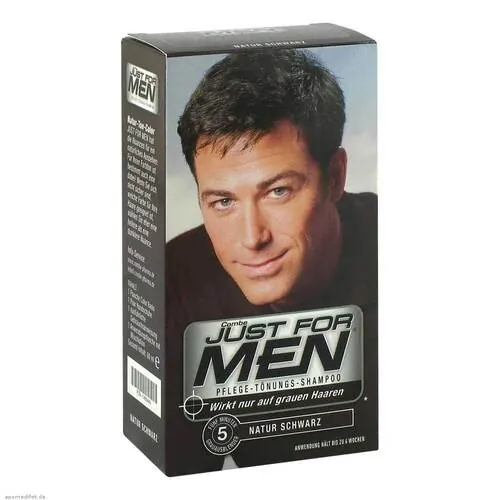 Just for men Tönungsshampoo schwarz, 60 ml