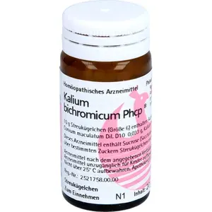 KALIUMBICHROMICUMPHCPGlobuli20g