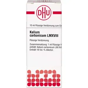 KALIUMCARBONICUMLMXVIIIDilution10ml