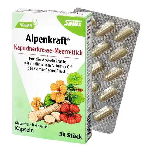 Kapuzinerkresse-Meerrettich Kapseln Alpenkraft, 30 St