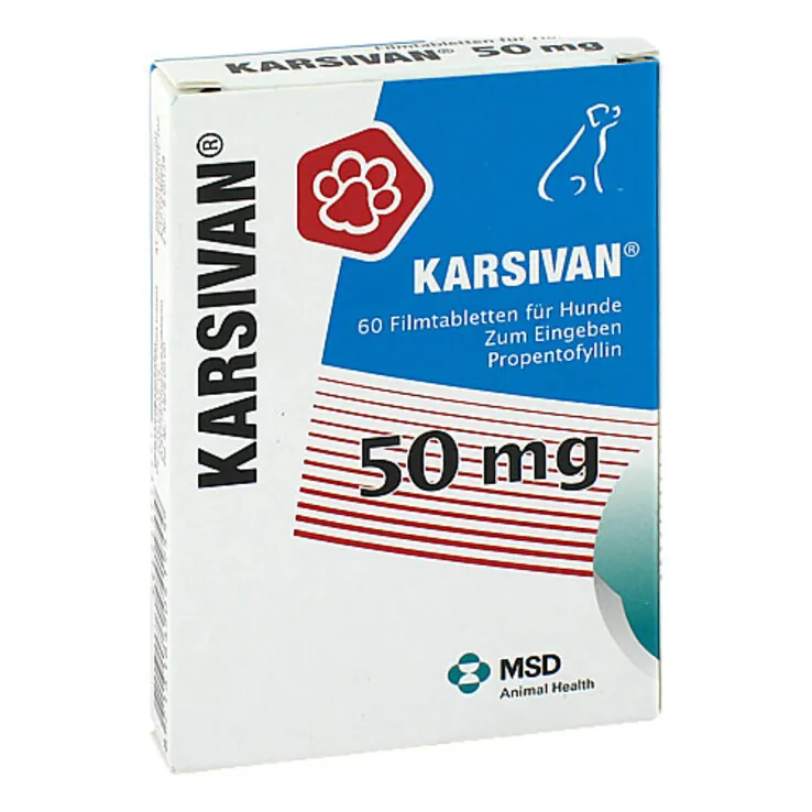 KARSIVAN 50 mg Filmtabletten für Hunde, 60 St