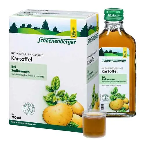 Kartoffelsaft Schoenenberger Heilpflanzensäfte, 3X200 ml