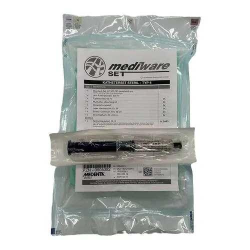 Katheterisierungsset steril mit Aquadestspritze, 1 St