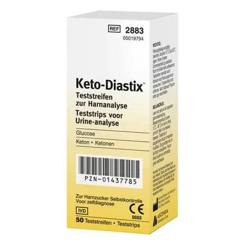 KETO DIASTIX Teststreifen, 50 St