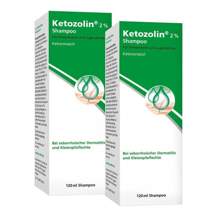 Ketozolin 2 % Shampoo , 2x120 ml