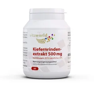 KIEFERNRINDENEXTRAKT500mg95%OPCKapseln60Stück