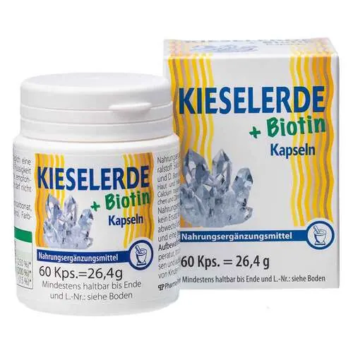 Kieselerde + Biotin Kapseln, 60 St