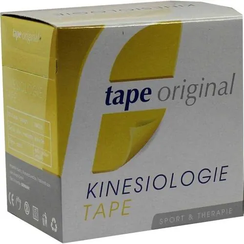 KINESIOLOGIC tape original 5 cmx5 m gelb, 1 St