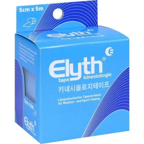 KINESIOLOGIE Tape Elyth 5 cmx5 m blau, 1 St