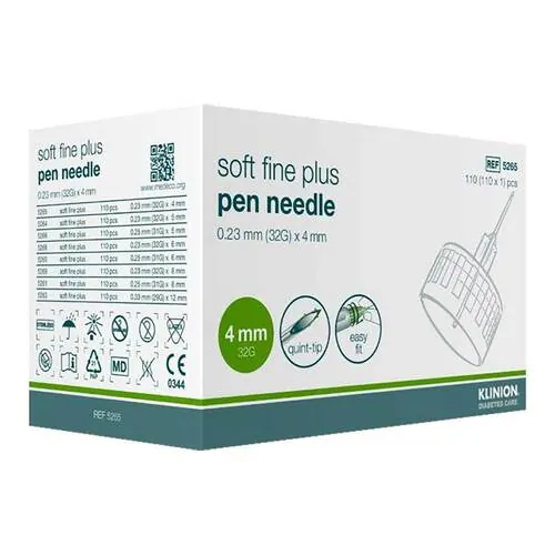 Klinion Soft fine plus Pen-Nadeln 32 G 0,23x4 mm, 110 St