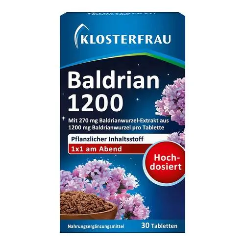 Klosterfrau Baldrian 1200 Tabletten, 30 St