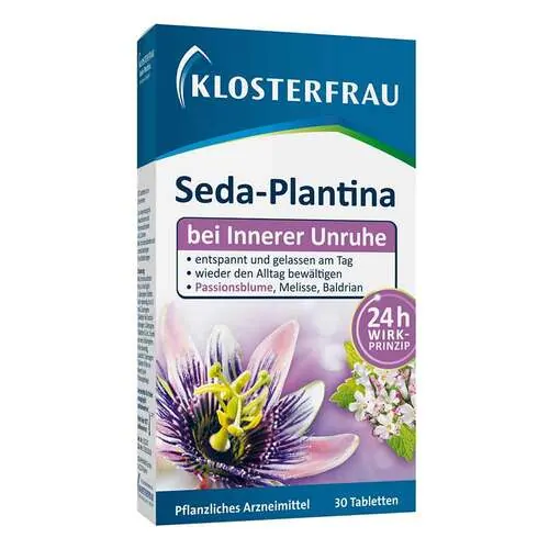 Klosterfrau Seda-Plantina überzogene Tabletten, 30 St