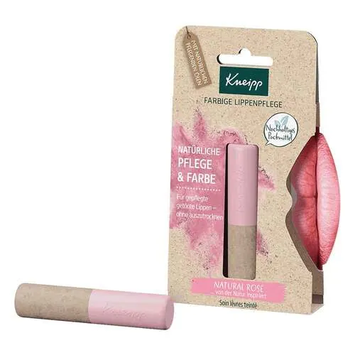 Kneipp farbige Lippenpflege natural rose, 3.5 g