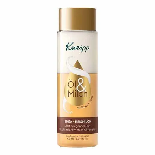 Kneipp Öl & Milch 2-Phasen-Bad Shea Reismilch, 250 ml