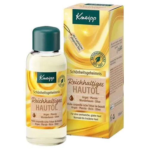 Kneipp reichhaltiges Hautöl Schönheitsgeheimnis, 100 ml