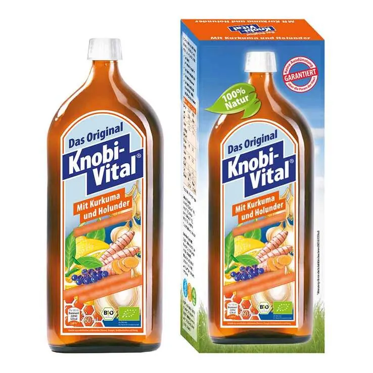 Knobivital mit Kurkuma und Holunder Bio, 960 ml