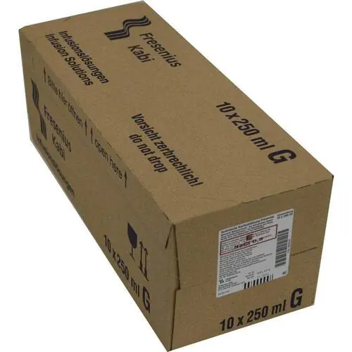 Kochsalzlösung 0,9% Glasflasche Fresenius, 10X250 ml