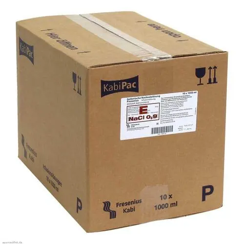 Kochsalzlösung 0,9% Plastikflasche Fresenius, 10X1000 ml