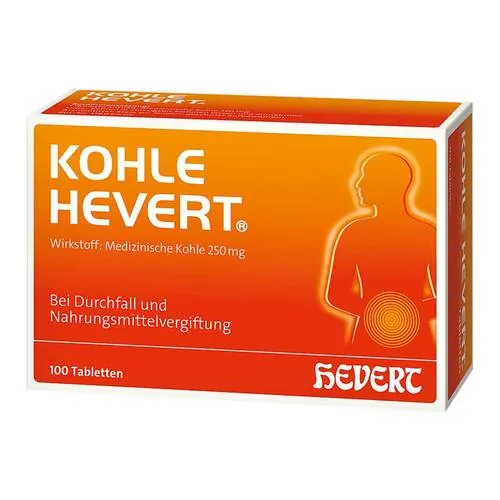 Kohle Hevert Tabletten, 100 St
