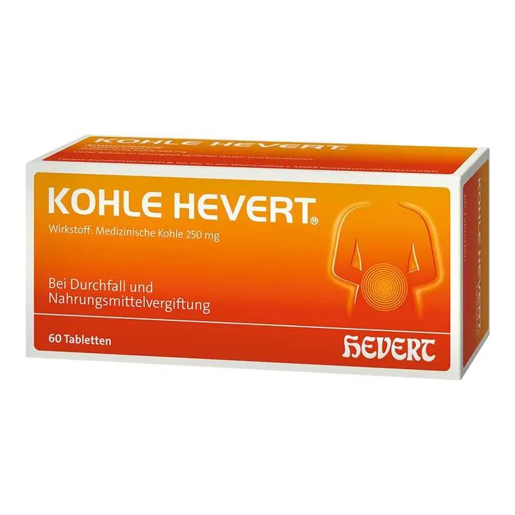 Kohle Hevert Tabletten, 60 St