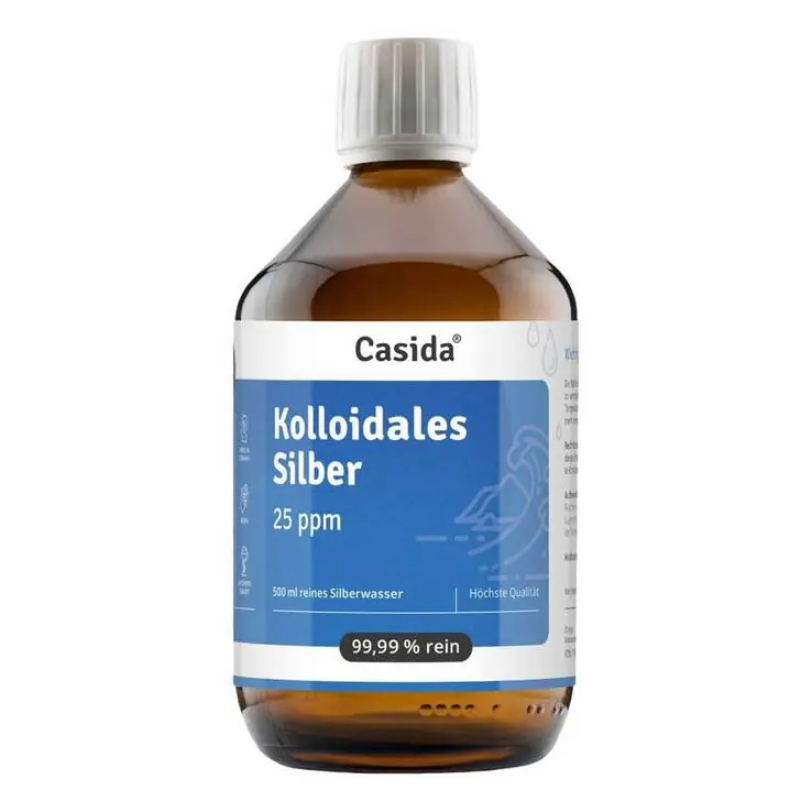 KOLLOIDALES SILBER 25 ppm 99,99% flüssig, 500 ml