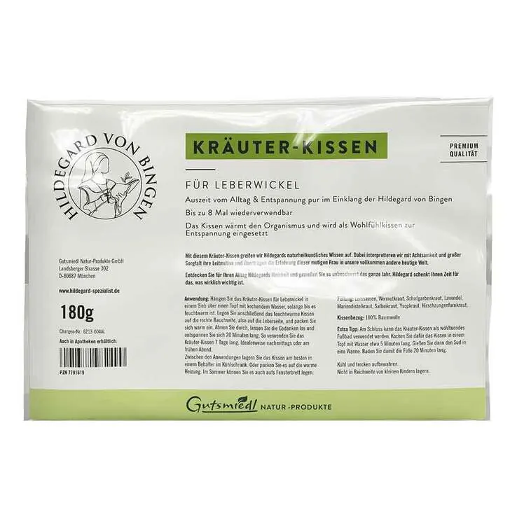 Kräuterkissen für Leberwickel Hildeg.v.Bingen 180g, 1 St
