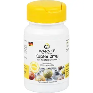 KUPFER2mgausKupfergluconatTabletten100Stück