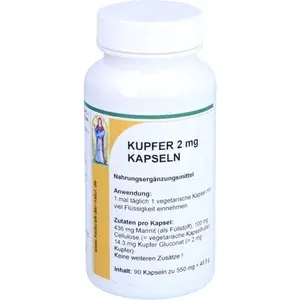 KUPFER2mgGluconatKapseln90Stück