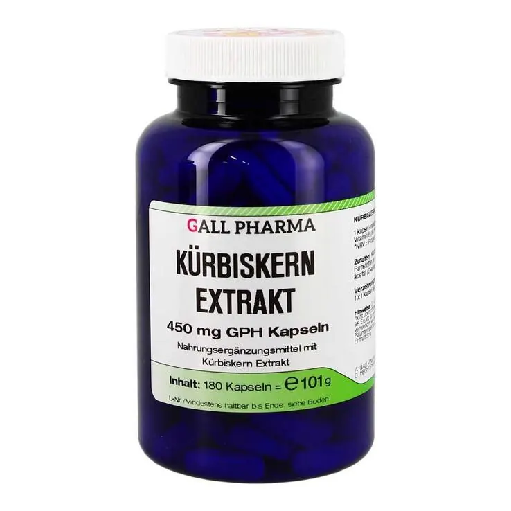 Kürbiskern Extrakt 450 mg GPH Kapseln, 180 St