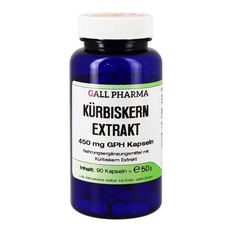 Kürbiskern Extrakt 450 mg Gph Kapseln, 90 St