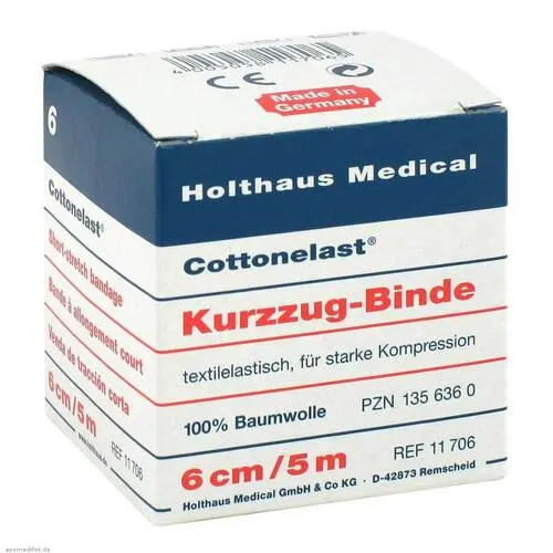 Kurzzugbinde Cottonelast 6 cmx5 m, 1 St