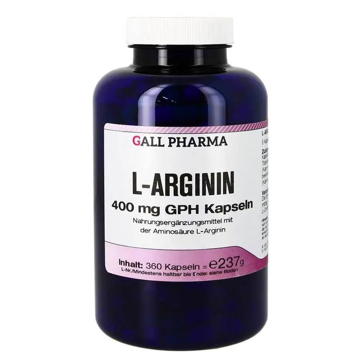 L-Arginin 400 mg Kapseln, 360 St