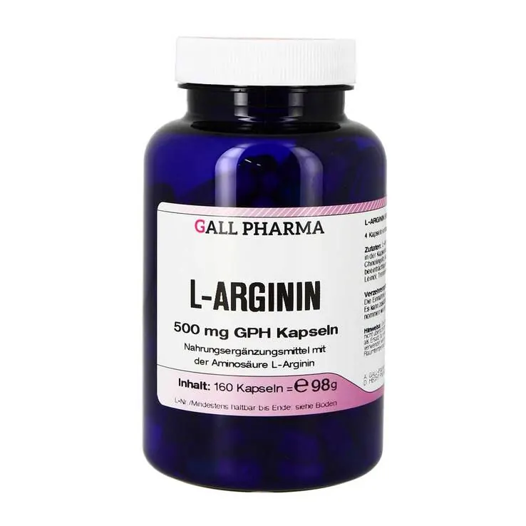 L-Arginin 500 mg GPH Kapseln, 160 St