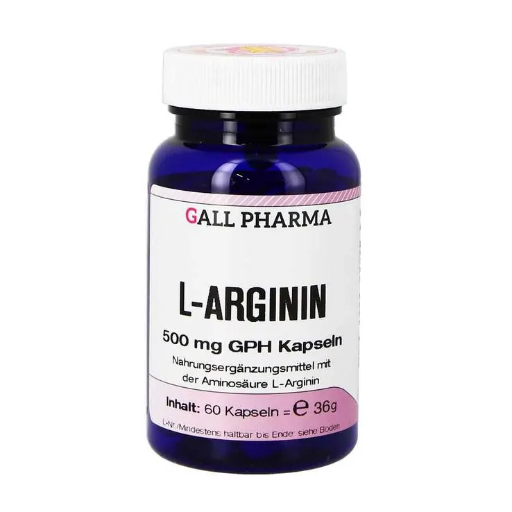 L-Arginin 500 mg Gph Kapseln, 60 St