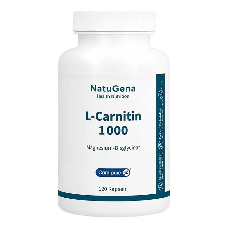 L-Carnitin 1000 Carnipure + Magnesium vegan Kapseln, 120 St
