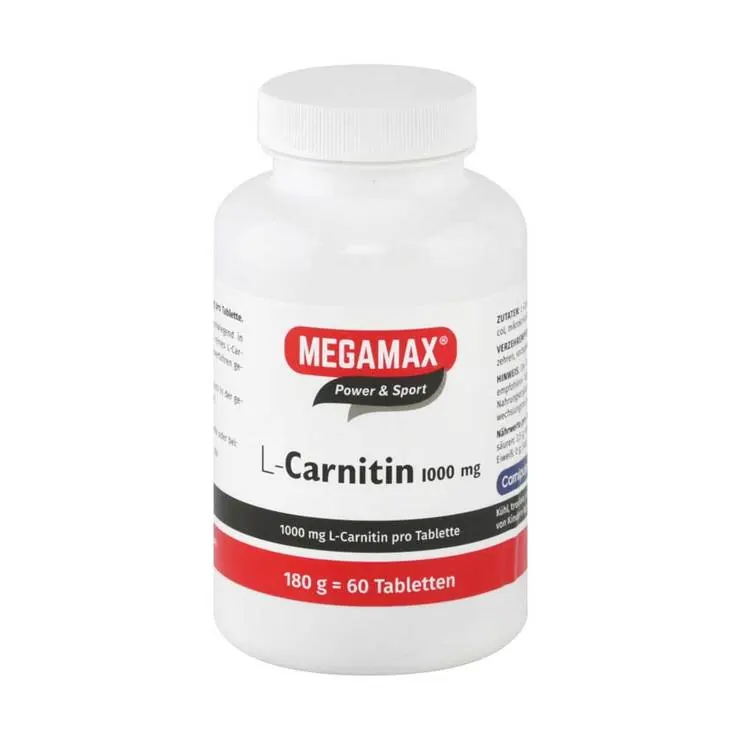 L-Carnitin 1000 mg Megamax Tabletten, 60 St