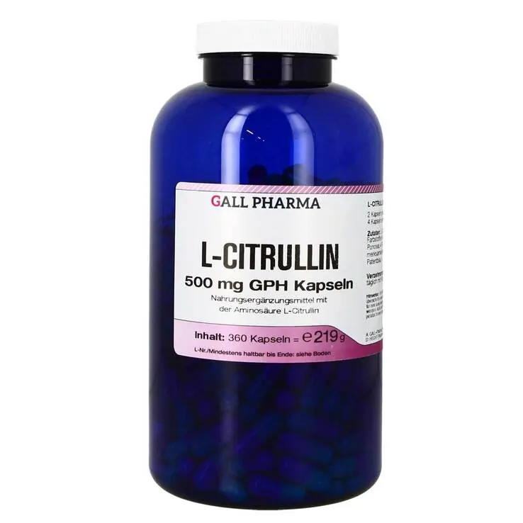 L-Citrullin 500 mg GPH Kapseln, 360 St