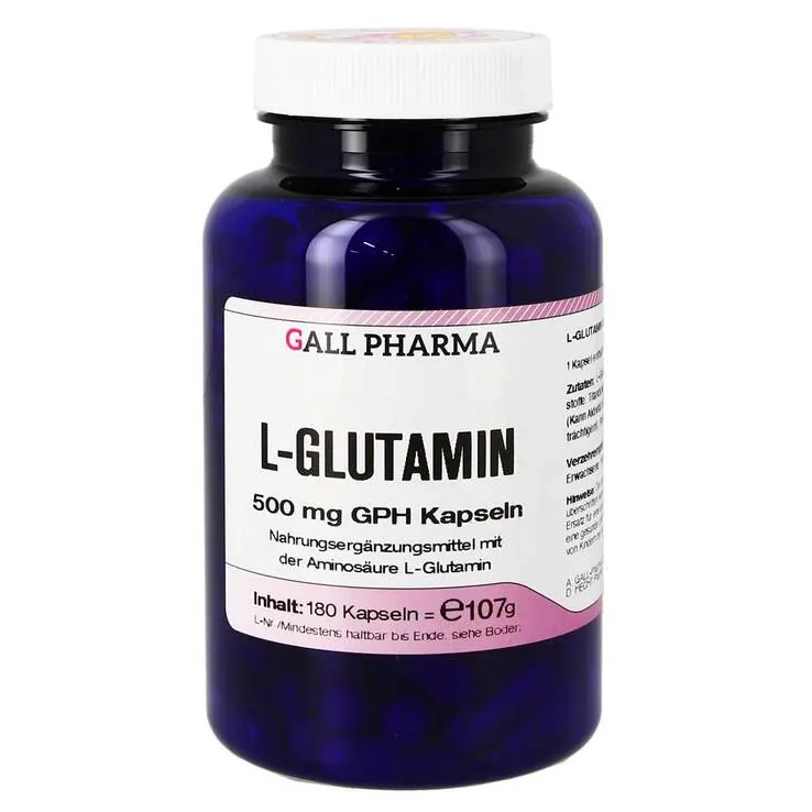 L-Glutamin 500 mg GPH Kapseln, 180 St