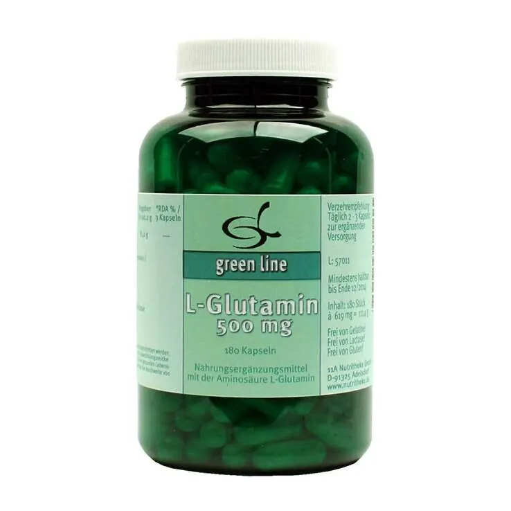 L-Glutamin 500 mg Kapseln, 180 St