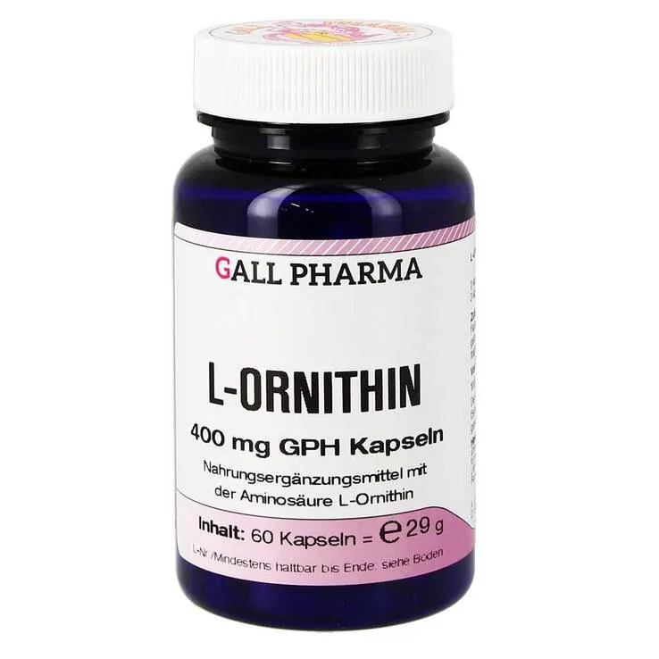 L-Ornithin 400 mg GPH Kapseln, 60 St